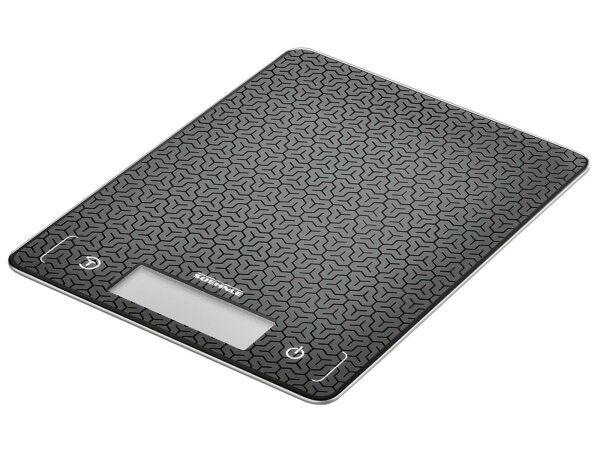 SOEHNLE Küchenwaage Page Comfort Mosaic digital 10kg Tragkraft schwarz