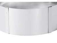 LARES Tortenring  H9cm Edelstahl