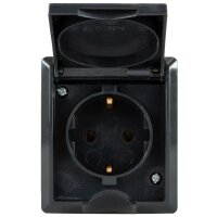 REV RITTER AquaForm FR AP-Steckdose anthrazit