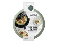 LEKUE Silikonform für Airfryer Ø20cm grün