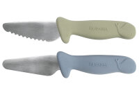 FILIBABBA Kindermesser Blue&Green 2er Pack