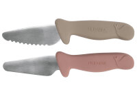 FILIBABBA Kindermesser Warm Grey&Rose 2er Pack