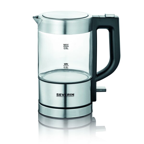 SEVERIN WK 3472 Mini Glas-Wasserkocher 0,5l