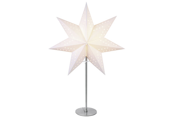 STAR TRADING Papierstern Bobo ca.34cm weiß