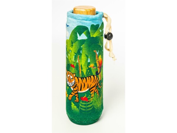 XANADOO Trinkflasche ökologisch Glas 500ml Dschungel