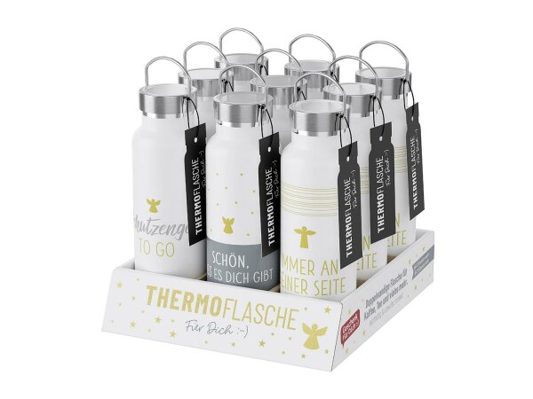 LA VIDA Thermoflasche Engel im Display 3x3 Stück
