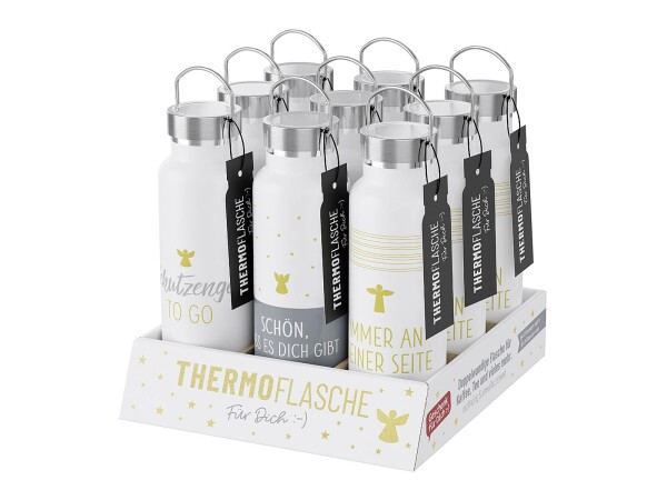 LA VIDA Thermoflasche Engel im Display 3x3 Stück