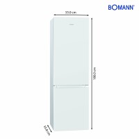 BOMANN KG 184.1 Kühlkombination weiß