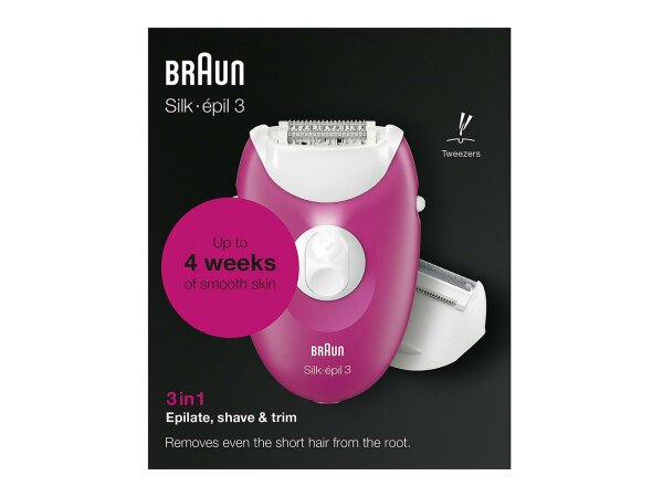 BRAUN Epilierer Silk-épil 3-276