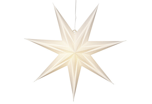STAR TRADING Papierstern Holly 60cm weiß