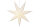 STAR TRADING Papierstern Holly 60cm weiß