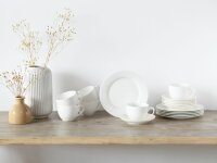 CREATABLE Kaffeeset Fleur Royal weiß 18teilig