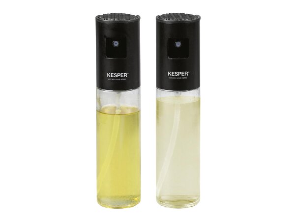 KESPER Essig-/Ölsprüher-Set Glas H18cm 2teilig