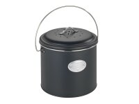 WENKO Komposteimer mit Aktivkohlefilter Nero 6l schwarz