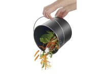 WENKO Komposteimer mit Aktivkohlefilter Nero 6l schwarz
