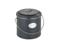 WENKO Komposteimer mit Aktivkohlefilter Nero 6l schwarz