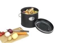WENKO Komposteimer mit Aktivkohlefilter Nero 6l schwarz