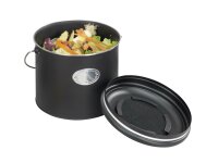 WENKO Komposteimer mit Aktivkohlefilter Nero 6l schwarz