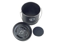 WENKO Komposteimer mit Aktivkohlefilter Nero 6l schwarz