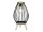 Laterne Solar Draht 18,5x33cm schwarz