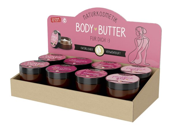 LA VIDA Display Bodybutter Mädels 150ml 8 Stück
