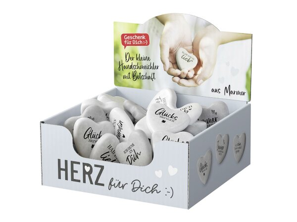 LA VIDA Display Steinherz 24 Stück