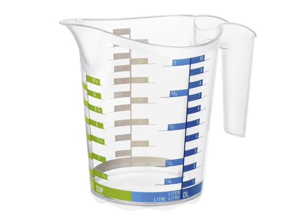 ROTHO Messbecher Domino 1l Kunststoff