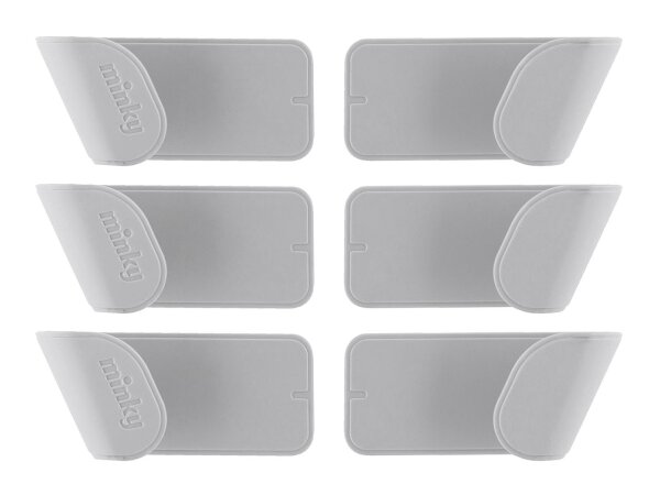 MINKY Topfdeckelhalter grau 3er Set