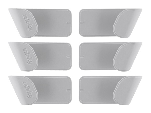 MINKY Topfdeckelhalter grau 3er Set