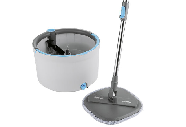 MINKY Mop Opti-Clean Spin rotierend Eimer mit zwei Kammern