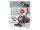 CLEANMAXX Zyklon-Staubsauger 800W schwarz/rot