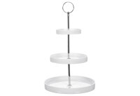 SANDRA RICH Porzellan Etagere Round 3 stufig H35cm