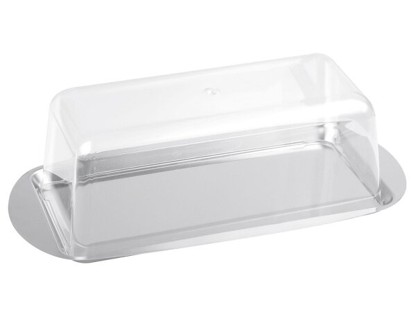 CHG Königskuchenplatte Torta mit Haube 35x17x10cm