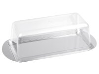CHG Königskuchenplatte Torta mit Haube 35x17x10cm