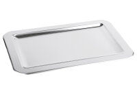 CHG Schlemmerplatte/Serviertablett Edelstahl 36x25cm