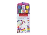 FABER CASTELL Farbkasten Connector Einhorn 12er+...