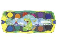 FABER CASTELL Farbkasten Connector Dino 12er +...