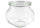 WECK Rundrandglas Schmuckform 560ml mit Deckel 80mm inkl. Ring und Klammern 6 Stück im Karton