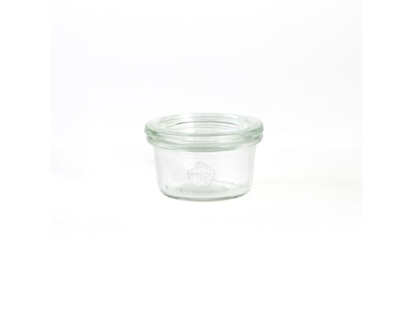 WECK Rundrandglas Mini-Sturz 50ml mit Deckel 12 Stück im Karton