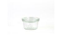 WECK Rundrandglas Mini-Sturz 50ml mit Deckel 12...