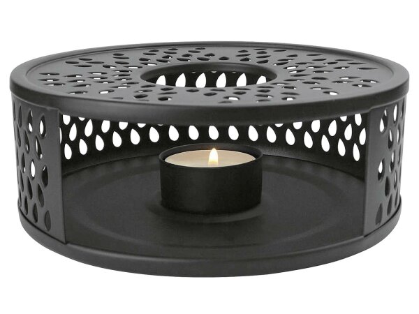 CREANO Stövchen Leaf schwarz
