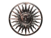 HI LED Solar Wandlicht Sonne 40x4cm