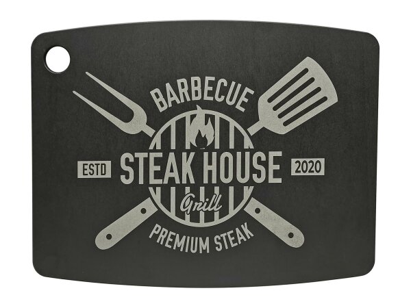 JADE Schneidebrett Steakhouse 37x27,5x0,6cm schwarz