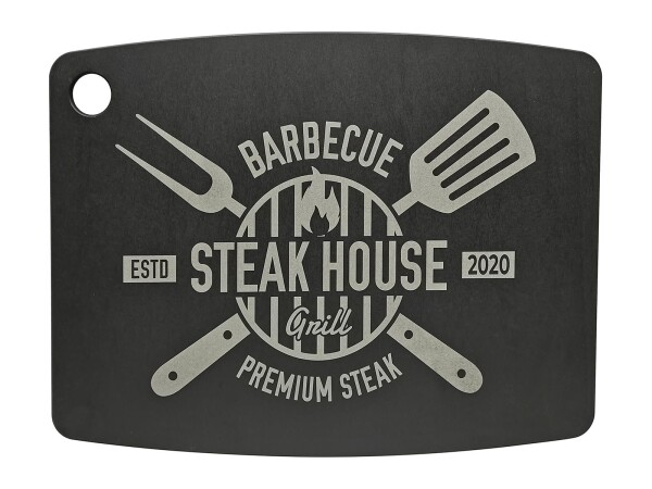 JADE Schneidebrett Steakhouse 37x27,5x0,6cm schwarz