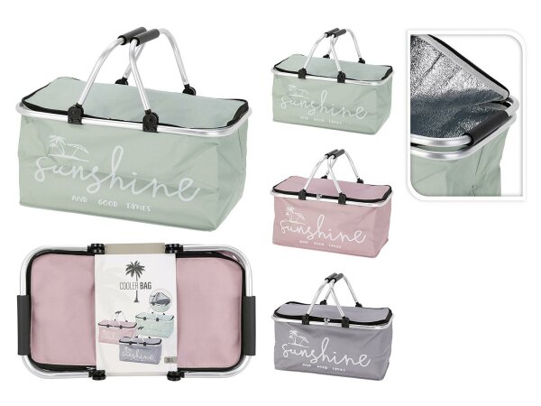 Einkaufskorb mit Kühlfunktion 35l Scandic sortiert 48x28x24cm