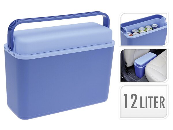 Kühlbox schmal 12l 41x16,9x29,2cm blau