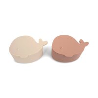 FILIBABBA Brotdose Wal blush 2er Pack