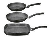 GSW Pfannen-Set Gourmet Granit 3teilig