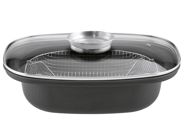 GSW Aromabräter 39x25cm 4l mit Drahteinsatz