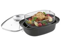 GSW Aromabräter 39x25cm 4l mit Drahteinsatz